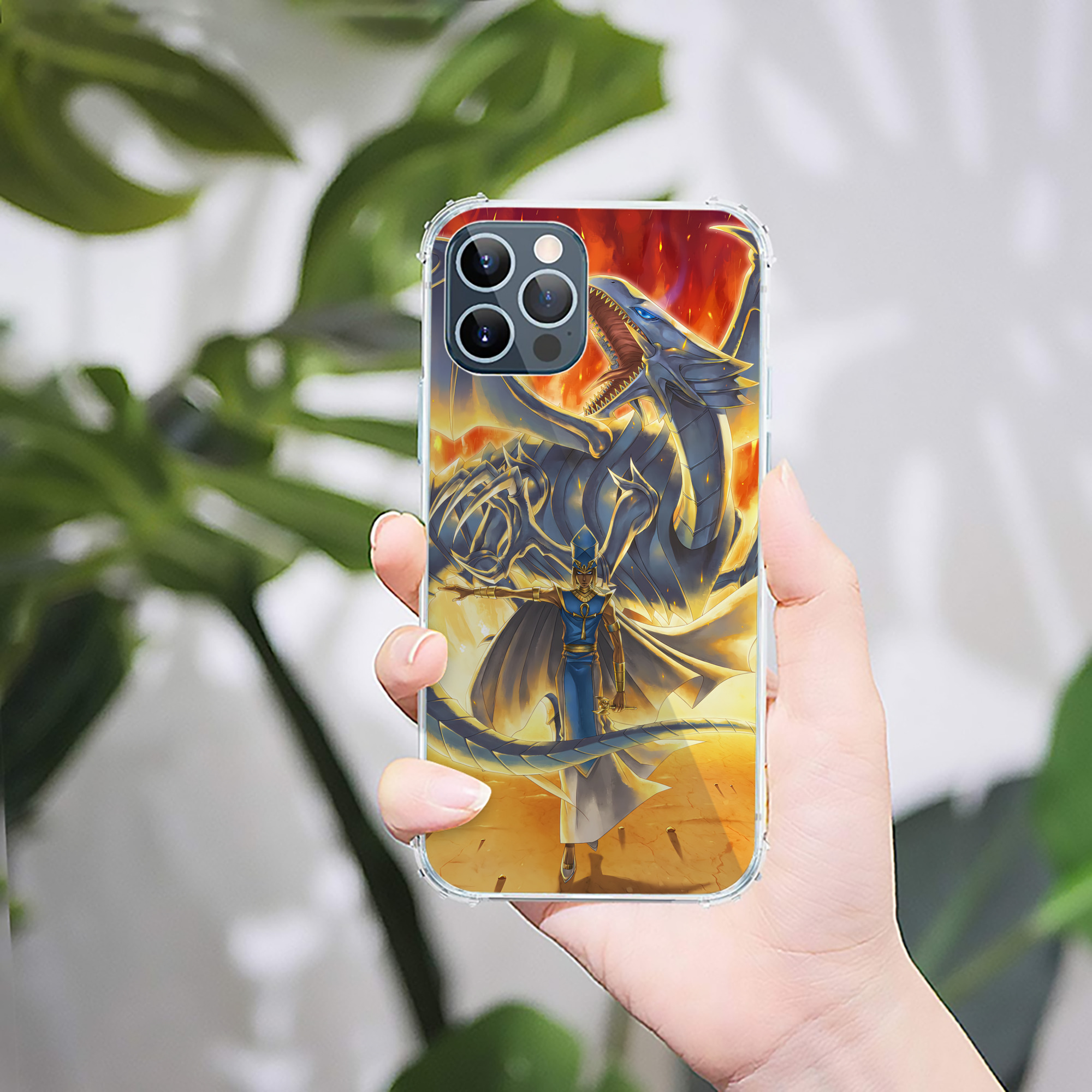 （画像用） 遊☆戯☆王 Yu-Gi-Oh! 【iPhone 12シリーズ対応】透明スマホケース（クリアソフトケース）